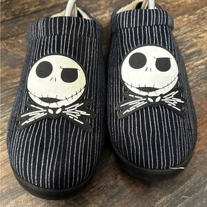 Disney nightmare before Christmas Slip-On Slippers with Jack Skellington